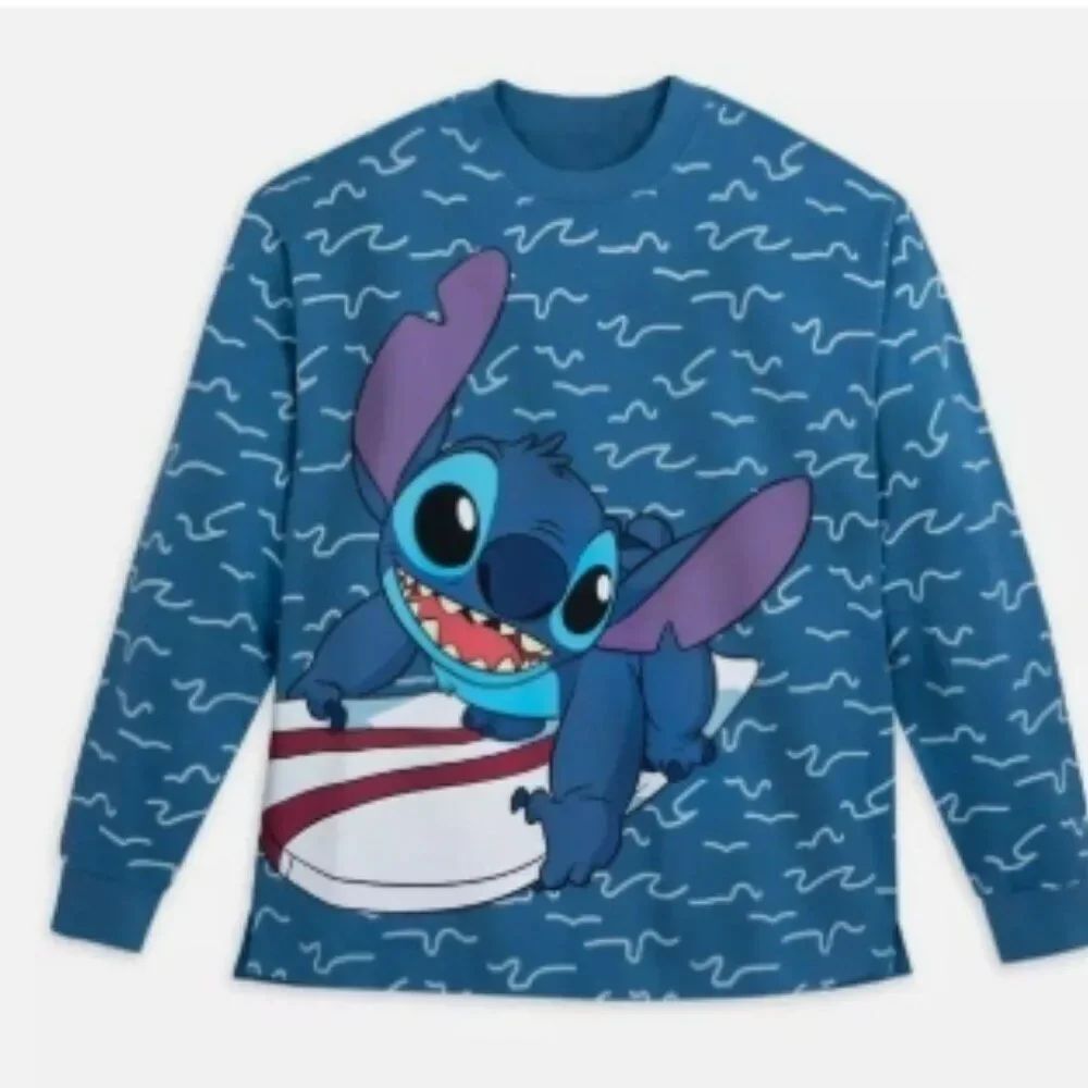 Like New! Disneyland Resort Stitch Disney Celebration Crew Top in L